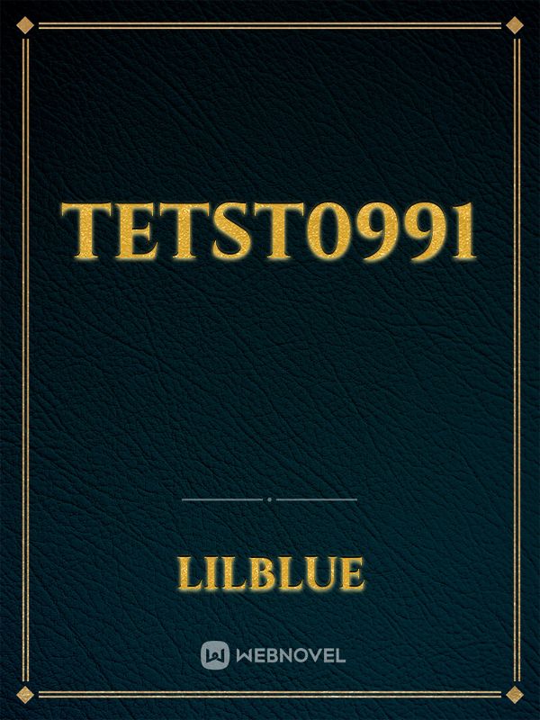 Tetst0991 Book