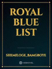 royal blue list Book
