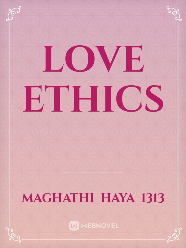 Love Ethics Book