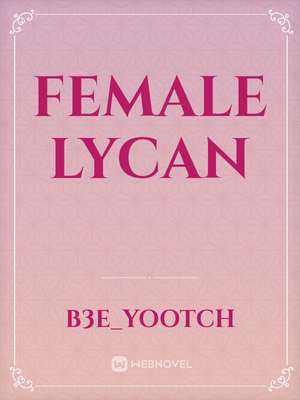 Female Lycan Book