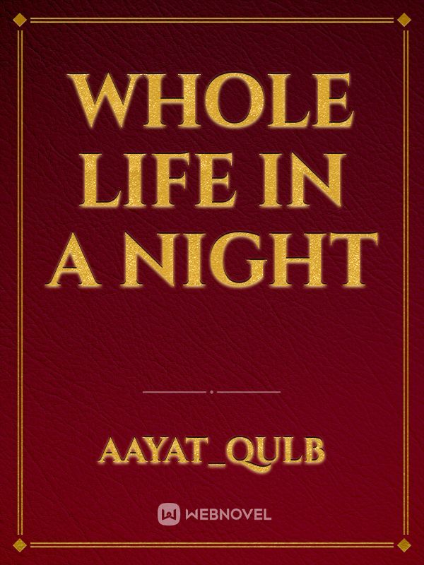 Whole life in a night