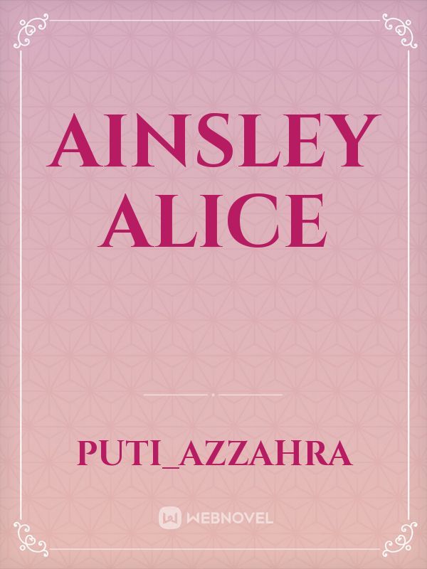 Ainsley alice Book