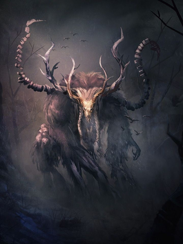 A Monstrous Wendigo Contracted by a Reincarnator