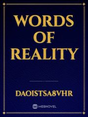 Words Of Reality Book