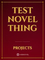Test novel thing Book