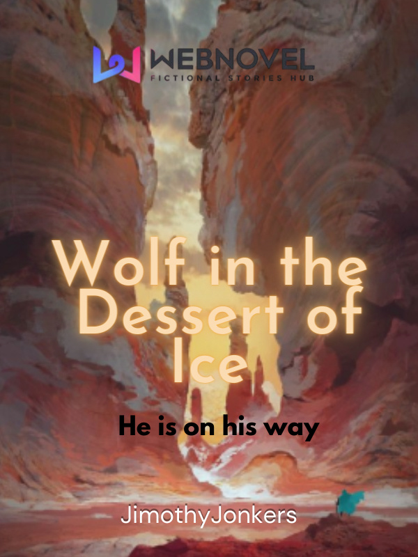 Wolf in the desert of ice