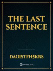 The Last Sentence Book