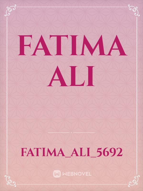 Fatima ali