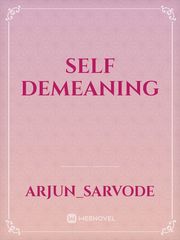 Self Demeaning Book