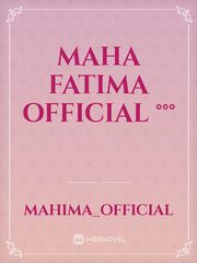 Maha Fatima official °°° Book