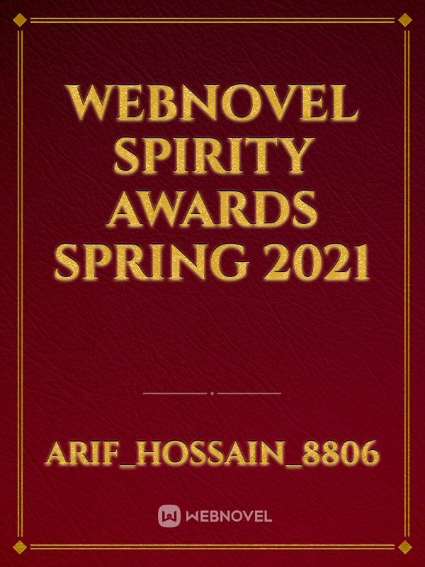 Webnovel Spirity Awards Spring 2021 Book