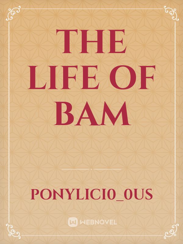 The Life Of Bam Book