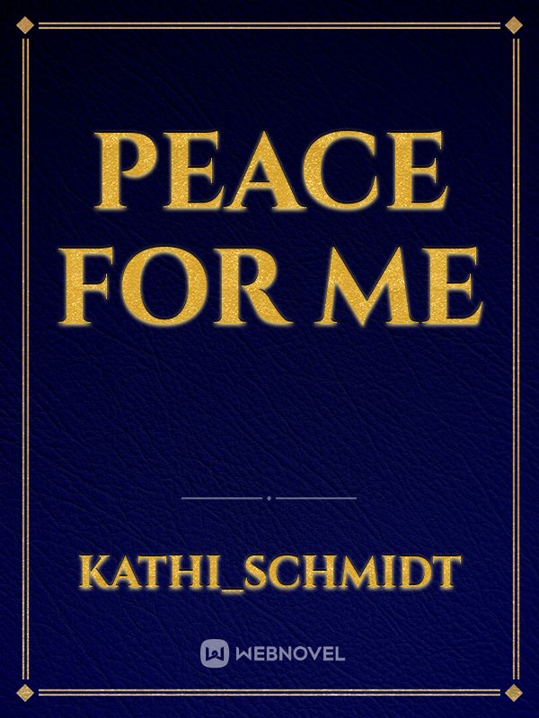 Peace for me Book