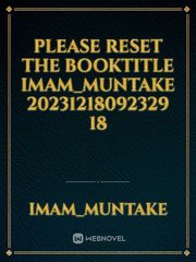 please reset the booktitle Imam_Muntake 20231218092329 18 Book