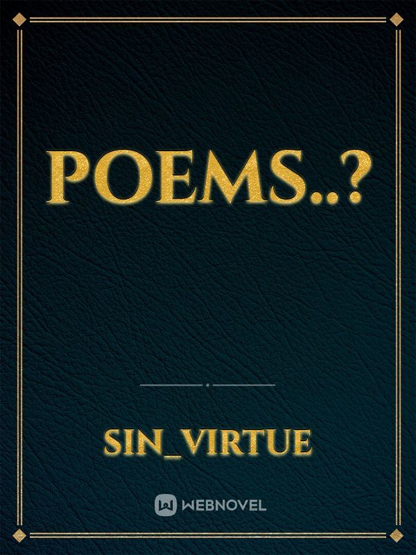 Poems..? Book