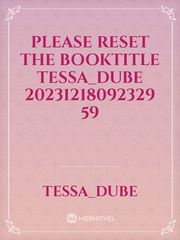 please reset the booktitle Tessa_Dube 20231218092329 59 Book