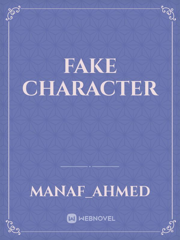 Fake character