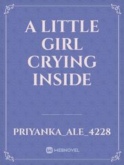 A little girl crying inside Book