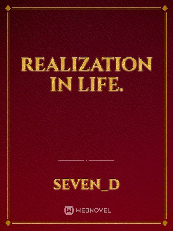 Realization in life. Book