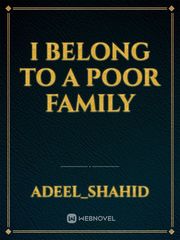 I belong to a poor family Book