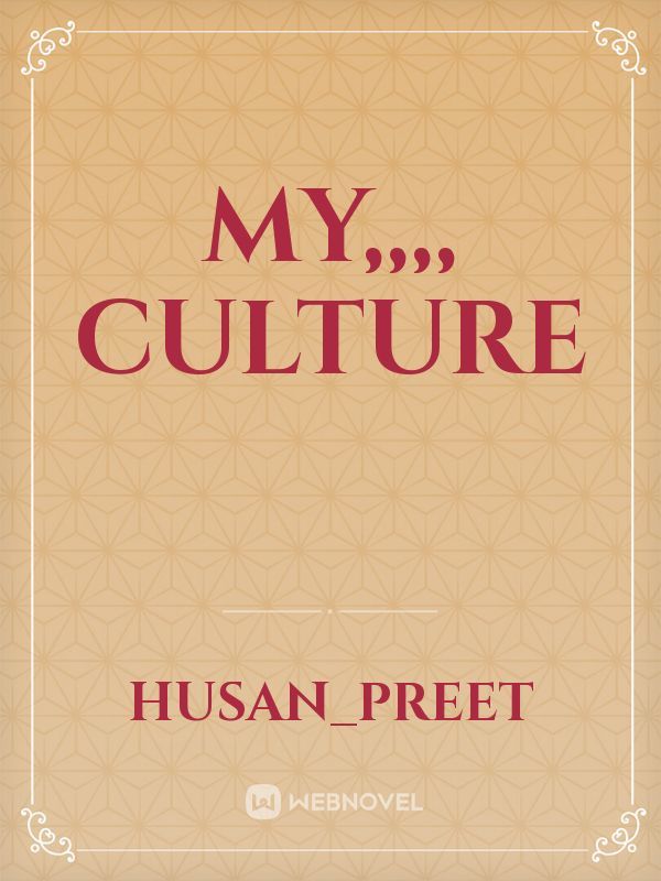 My,,,, culture Book