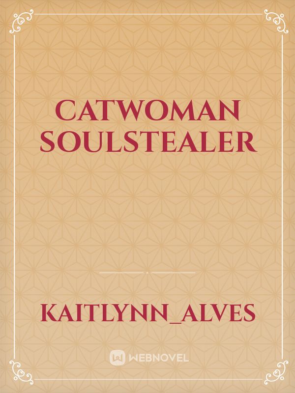 Catwoman Soulstealer Book