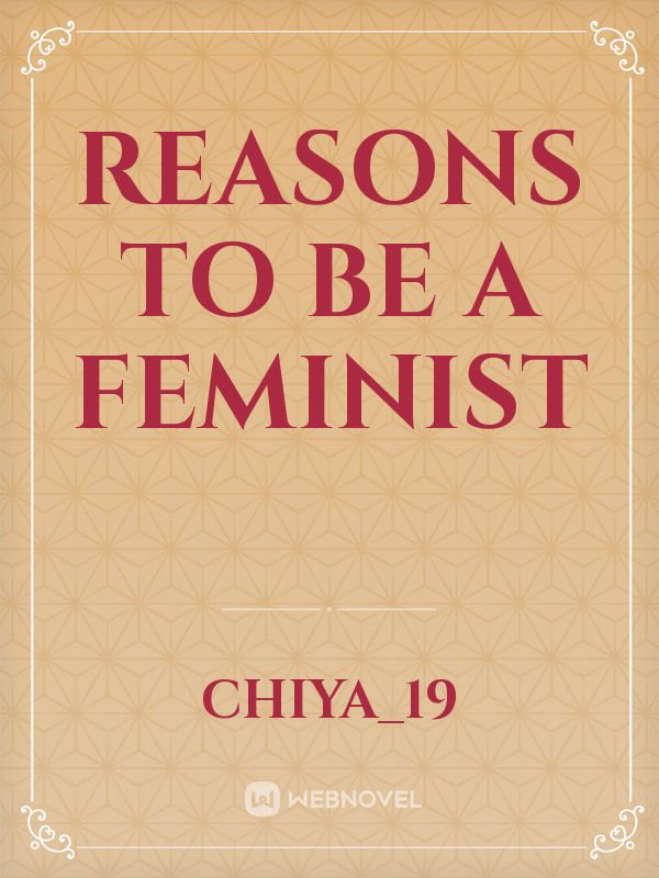 reasons to be a feminist Book