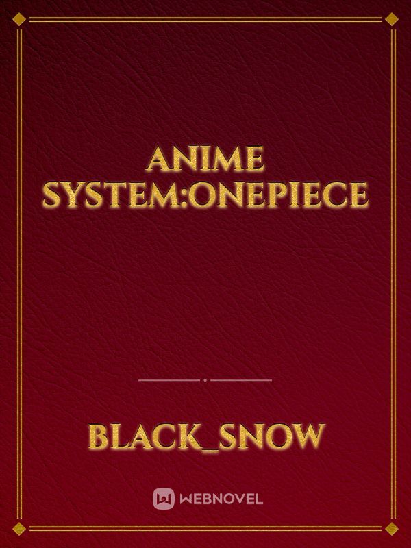 Anime System:OnePiece Book