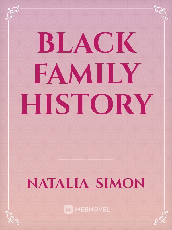 Black family history Book