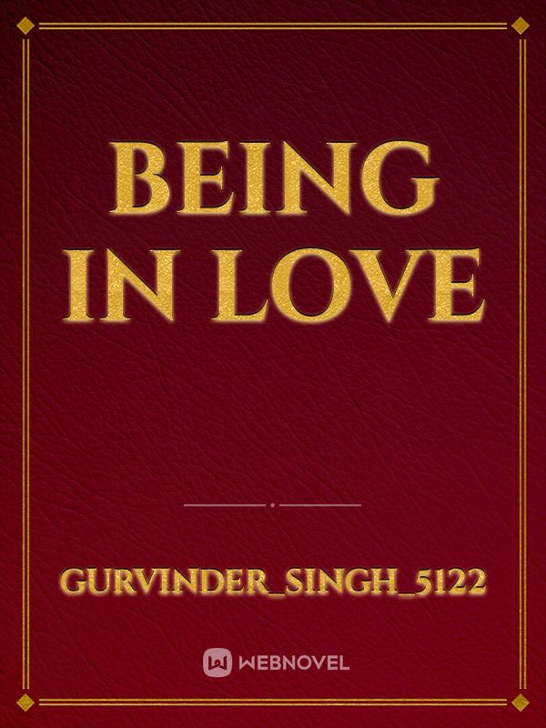 Being in love Book