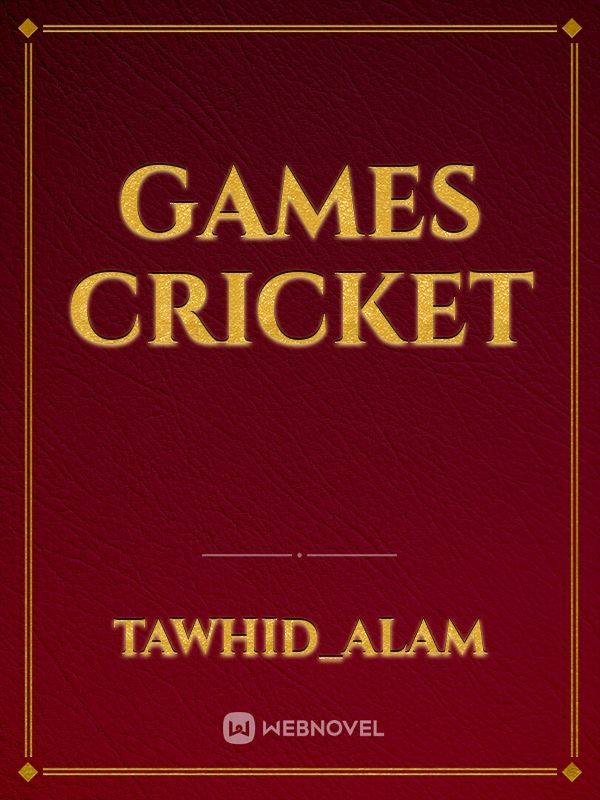 Games cricket Book
