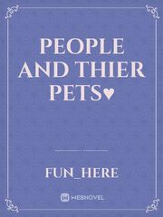 People and thier pets♥️ Book