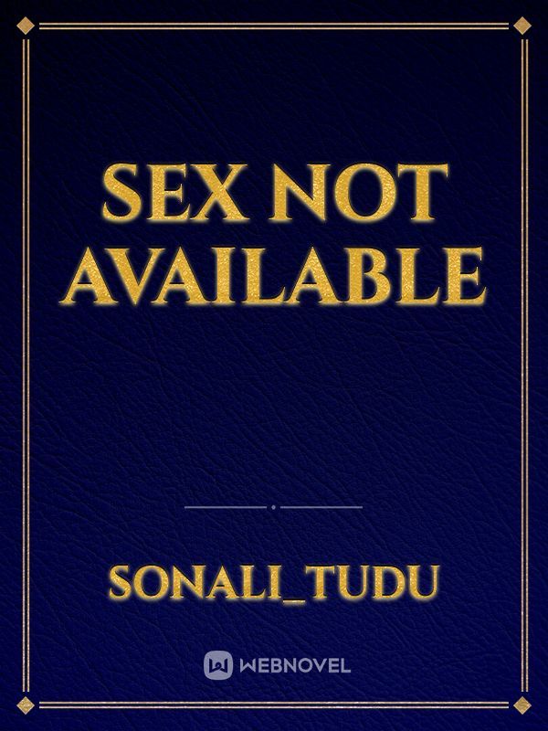 Sex not available Book