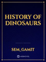 History of dinosaurs Book