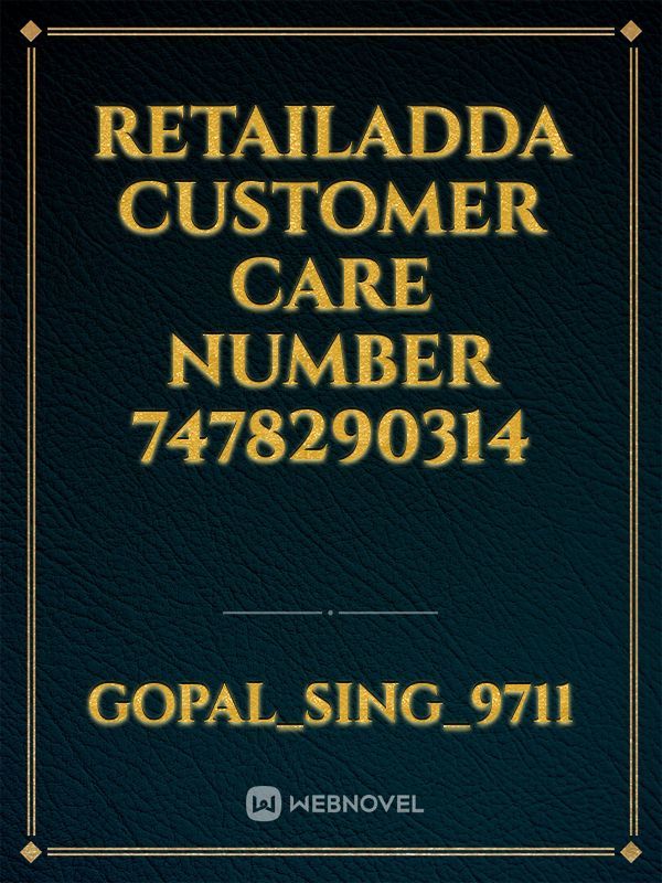retailadda customer care number 7478290314