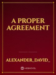 A Proper Agreement Book