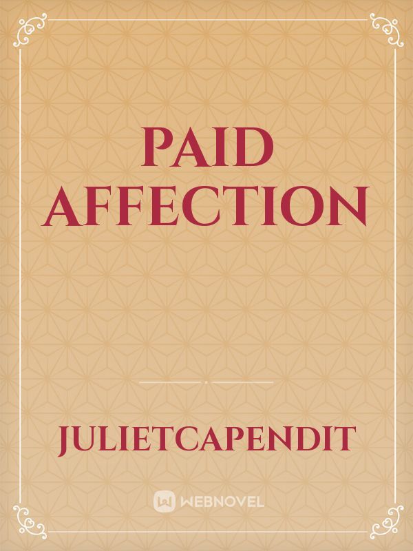 PAID AFFECTION Book