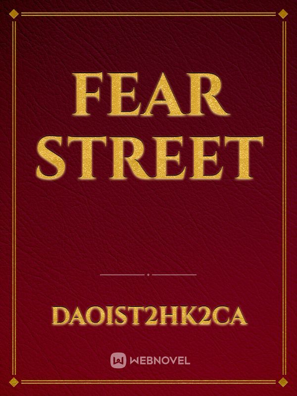 Fear street Book