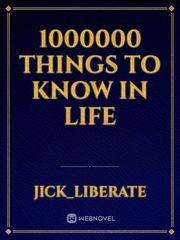 1000000 things to know in life Book