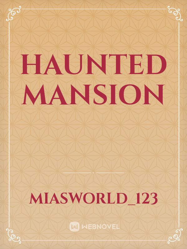 HAUNTED MANSION Book