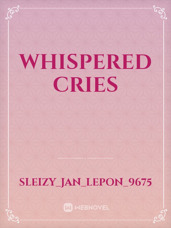 Whispered Cries Book