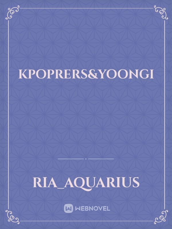 kpoprers&yoongi Book