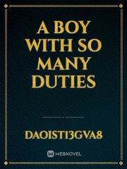 A boy with so many duties Book