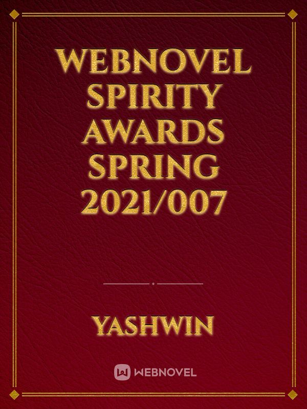 Webnovel Spirity Awards Spring 2021/007 Book