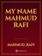 My name Mahmud Rafi Book