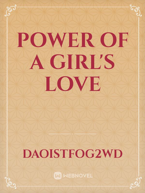 Power of a girl's love Book