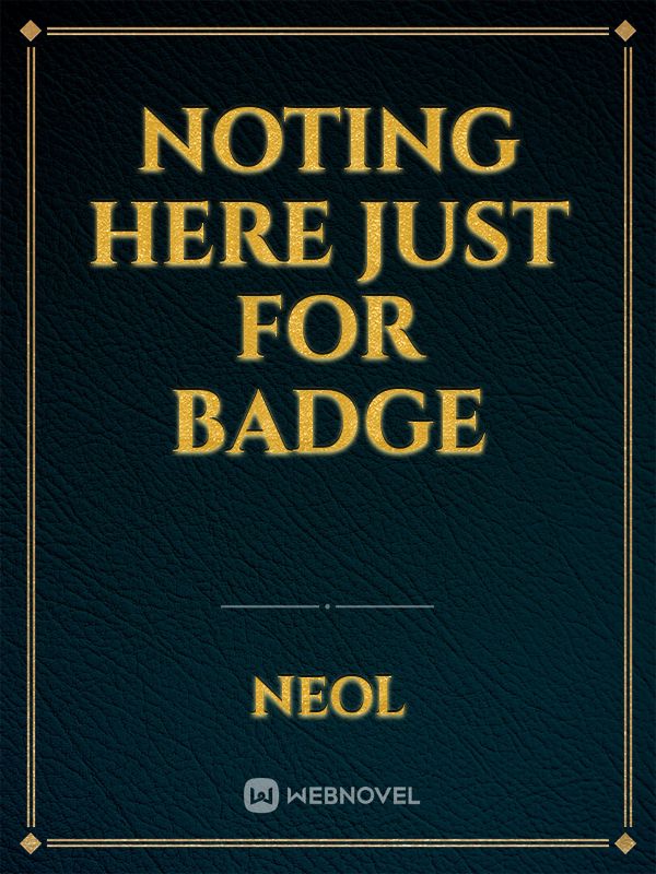 noting here just for badge Book