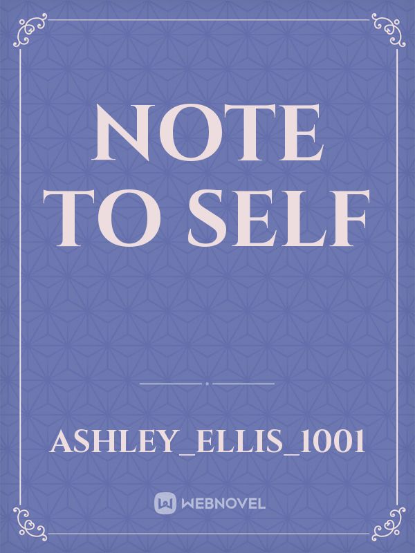 Note to self Book