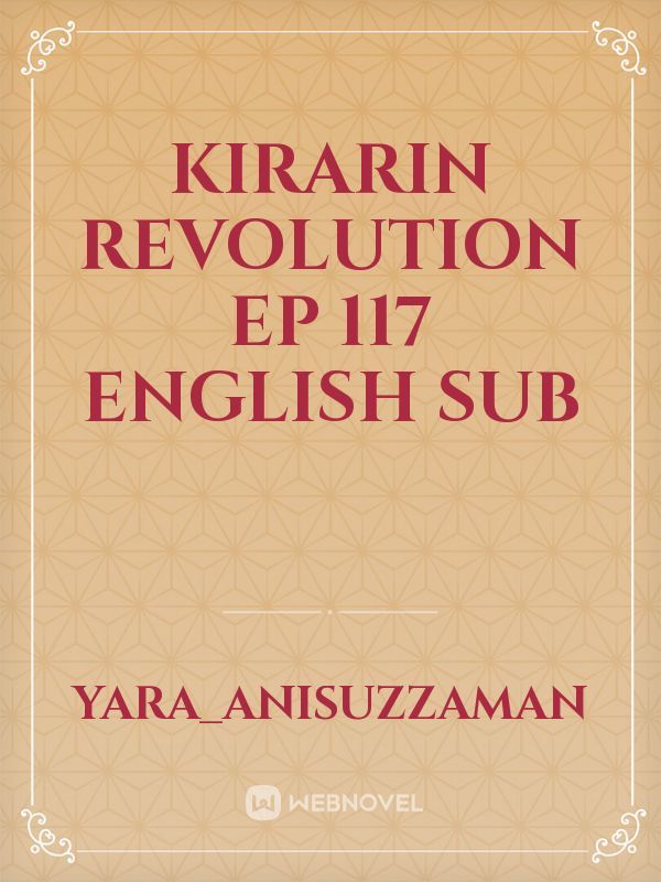 kirarin revolution ep 117 english sub Book