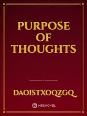 Purpose of Thoughts Book